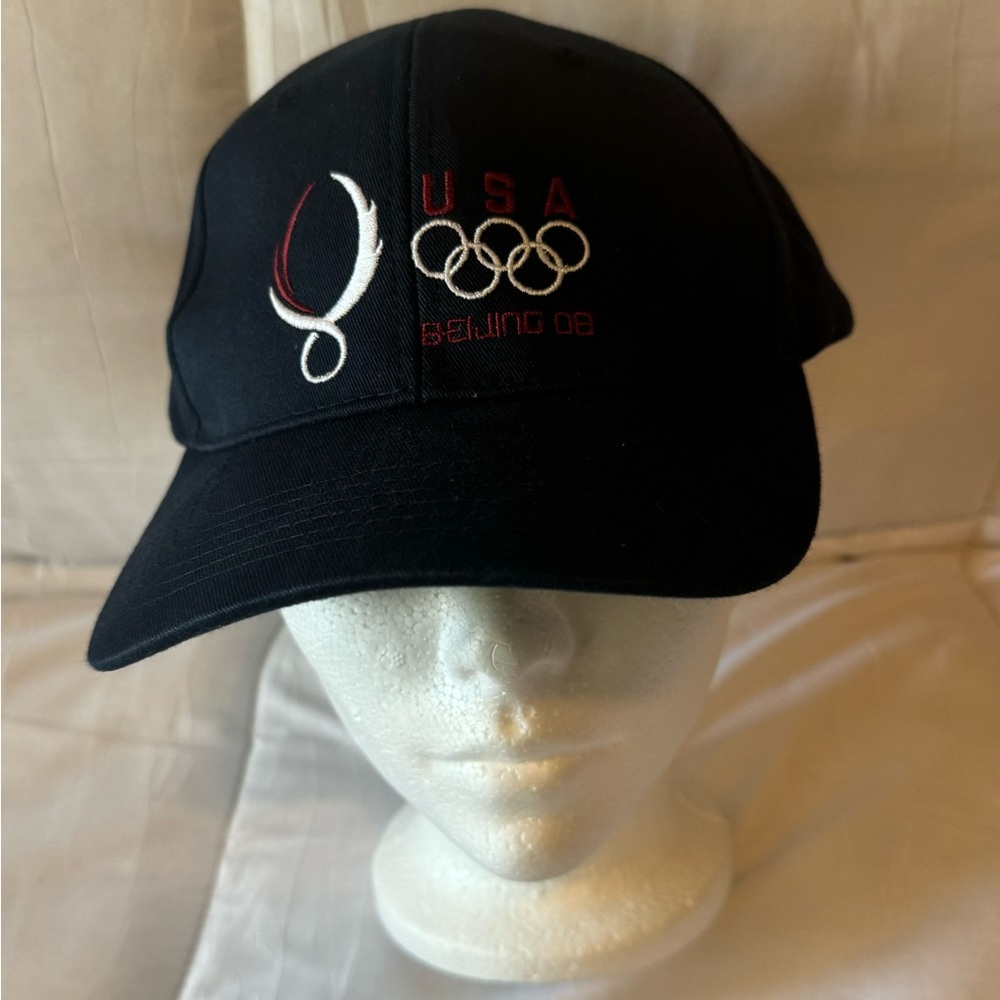 USA Olympic 2008 Beijing blue adjustable hat.